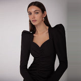 Women Desses Fall Women's Clothing Long Sleeve Dress