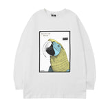 Men Long Sleeve Shirt Autumn Crew Neck Long Sleeve T-shirt Men and Women Street Hip Hop Couple