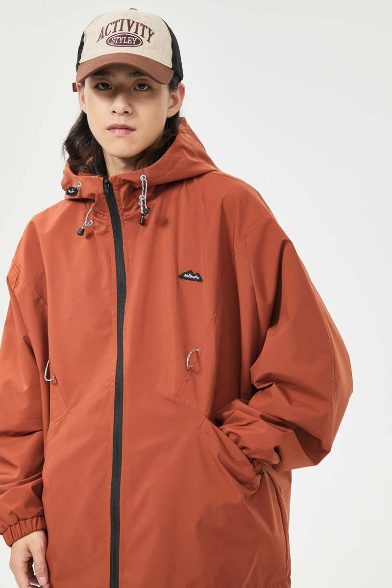 Unisex Jacket Autumn Hooded Colorful Ropes Jacket Women's Clothing