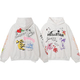 HS Hoodie Letter Print Male Female Casual