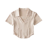 Women T-Shirt Spring and Autumn Long Sleeve Base Knitting T-shirt Top