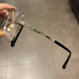 CHH Chrome Hearts Glasses Pure Titanium Square Myopia Glasses Frame