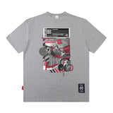 Men T Shirt Fashion Brand Printing Short-Sleeved T-shirt Men and Women Style Street Couple