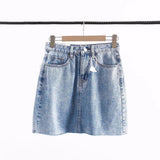 Women Skirt Denim Women's Summer Skirt Short Skirt
