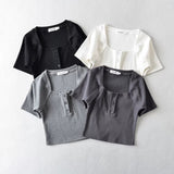 Women's T-Shirt Short-Sleeved T-shirt Women's round Neck Women's