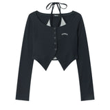 Women Long Sleeve T-shirt Short Cardigan Long Sleeve T-shirt for Girls