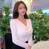 Women's Long Sleeve Shirt Women's Slim Fit Bottoming Shirt