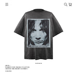 American vintage street T-shirt men's loose cotton