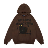 Men Hoodie Letter Printing Boys Hooded Pullover Loose