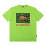 Men's T Shirt Printed Short-Sleeved T-shirt Men's and Women's Retro Distressed