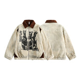 Unisex Down Jacket Men's and Women's Winter Doberman Padded Jacket