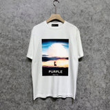 Purple Brand T Shirt Short Sleeve T-shirt Blouse