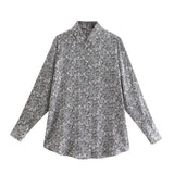 Women T-shirt Fall Women's Clothing All-Matching Printed Shirt
