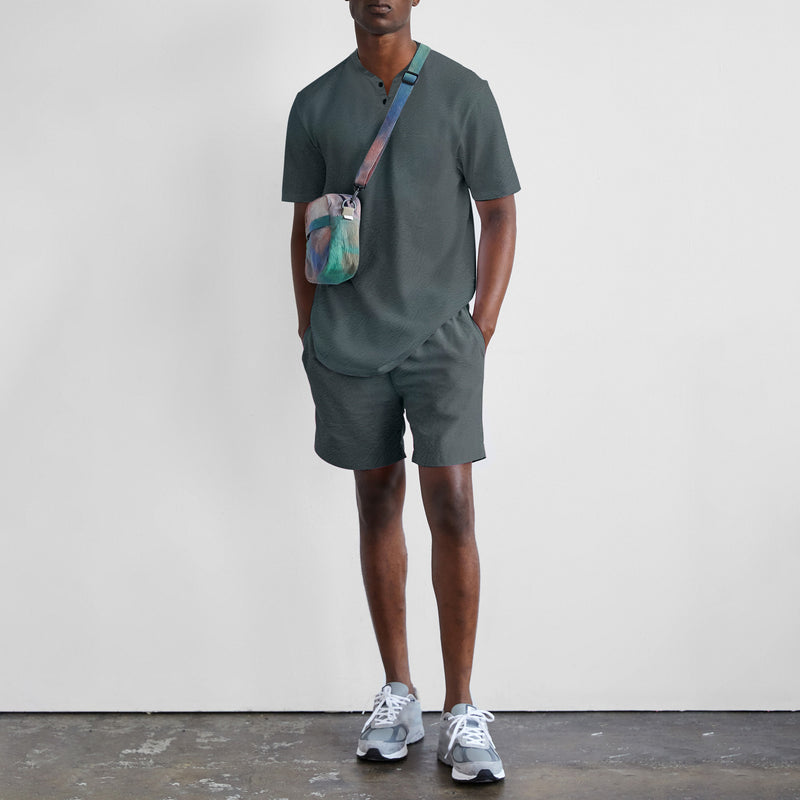 Men's Co-Ords Short-Sleeved T-shirt Suit Men's Suit