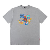 Men T Shirt Spring and Summer Short Sleeve T-shirt Street Style Loose