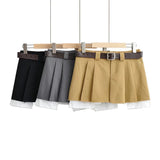 Women Skirt Summer Short Skirt Women's High Waist Suit Skirt Skirt