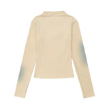 Women Long Sleeve T-Shirt Printed Long Sleeve T-shirt for Women Autumn Leisure Distressed