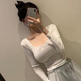 Women Long Sleeve Shirt Women's Tight Slimming Long Sleeve Top