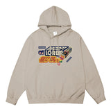 Men Hoodie Letter Hooded Pullover Men Autumn and Winter Loose Casual