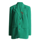 Frankie Shop Hourglass Blazer Autumn Fashion Casual Loose Suit Jacket