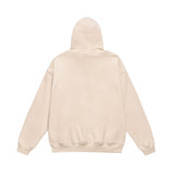 Men Fleece Lined Hoodie Hooded Sweater Loose Men's Clothing Ins Letter Embroidered Printed Pullover