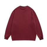 Men Hoodie Print round Neck Loose Sweatshirt Boys Loose Long Sleeve Casual