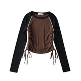 Women T-Shirt Autumn and Winter Long Sleeve Sports Bottoming Shirt T-shirt