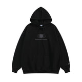 Men Hoodie Hooded Sweater Men's Loose Letter Embroidery Long Sleeve