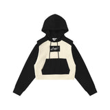 Women Hoodie Short Hood Girls' Spring and Autumn Casual Long-Sleeved Hoodie