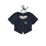 Women T-shirt Short-Sleeved T-shirt Women's Summer Embroidery