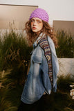 Unisex Jacket Autumn Texture Denim Coat Women's Clothing