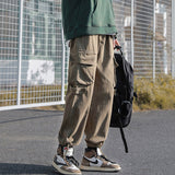 Men Sweatpants Fashion Brand Loose Tappered Fried Street Casual Trousers