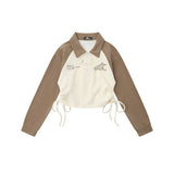 Women Long Sleeve T-Shirt Long Sleeve T-shirt Girls Autumn Embroidery Casual Top