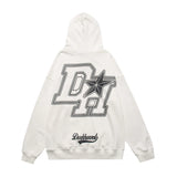 Men Hoodie Letter Printed Hoodie Pullover Hooded Top