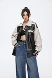 Unisex Jacket Autumn Couple Contrast Color Jacket Women's Clothing