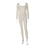 Women Jumpsuit Winter Fashionable Fitted Long Sleeve Jumpsuit Women