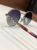 Chrome Hearts Sunglasses Light Luxury Titanium Frame Sunglasses Retro Literary Sunglasses