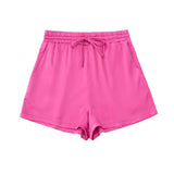 Women T-Shirt Summer Loose Shirt Coat Shorts Suit