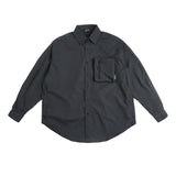 Men Long Sleeved T Shirt Men's Long Sleeve Spring and Autumn Loose Casual Design Outer Wear Shirt Coat
