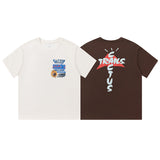 Travis Scott T-Shirt Short Sleeve T-Shirt Loose Summer Casual T-Shirt