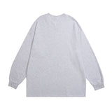 Men Long Sleeve Shirt Printed Long Sleeve Bottoming T-shirt Men and Women Retro