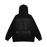 Men Hoodie Gothic Letter Printed Hoodie Men's Casual