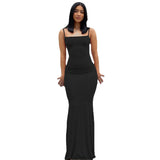 Women's Dresses Women's Dress Casual Slim-Fit Suspenders