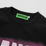 Men Hoodie Letter Print Sweatshirt Boys round Neck Pullover Long Sleeve Loose Top
