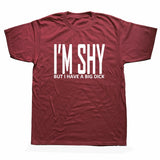 ICH BIN Schüchtern Aber ICH Haben EINE Große Dick T-shirt
