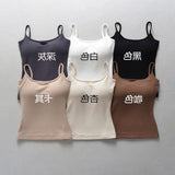Women Camisole Sexy Chest Pad Camisole