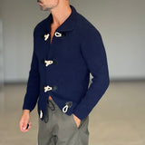 Men Sweater Knitted Sweater Coat Men's Clothing Zip Men's Top