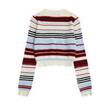 Women Sweater Short Sweater Women's Autumn Leisure Embroidered Sweater
