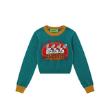 Women Sweater Women's Long-Sleeve Knitwear Autumn Top