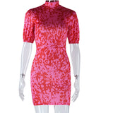 Women Dresses Dress Printed Pullover Skirt Hip Skirt
